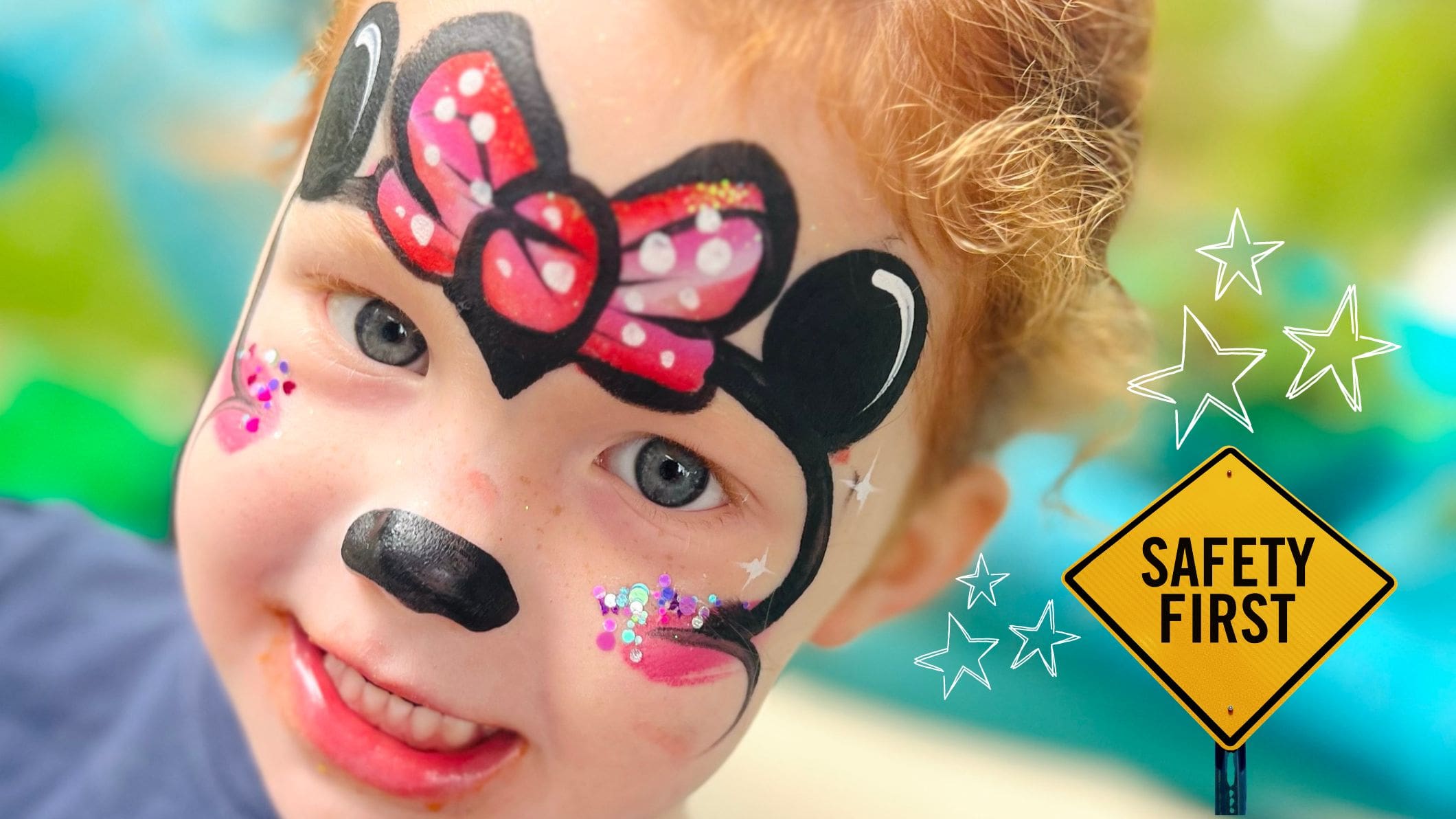 Preschooler Face Paint Safety