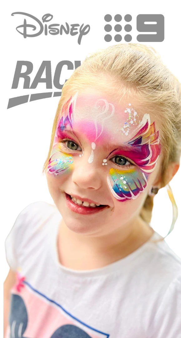 corporate event logos in gold coast face painting